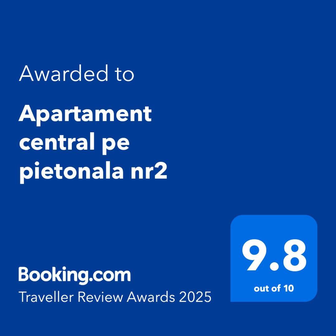 Apartament Central Pe Pietonala Nr2 Hunedoara Buitenkant foto
